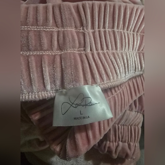 NWOT Laina Rauma Pink Velour Jogger and zip up hoodie set dance - Picture 6 of 12